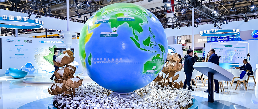 精彩视频回首 | 中国棉花，，，，，一棉一天下，，，，，pp电子集团亮相第二届链博会